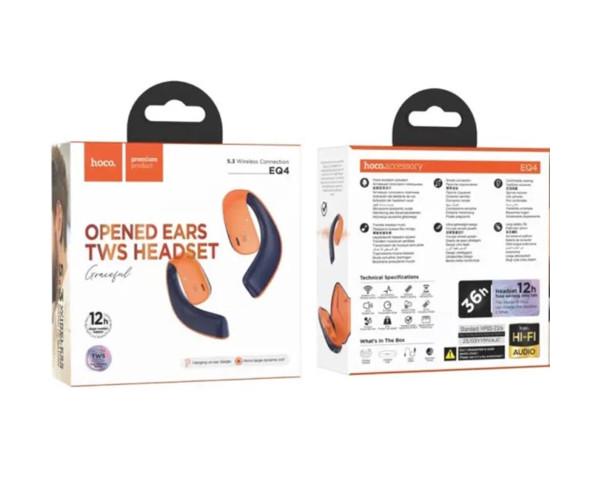 Наушники Bluetooth Hoco EQ4 110 mAh Orange - фото 4 Наушники Bluetooth Hoco EQ4 110 mAh Orange - фото 4