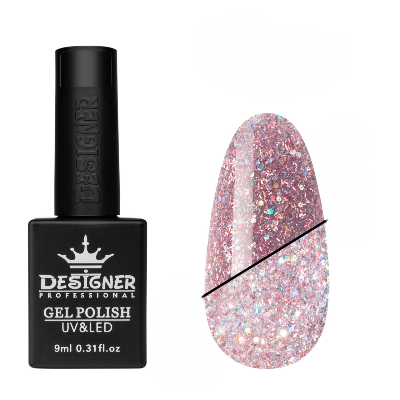 Гель-лак светоотражающий Designer Professional Disco shine с блестками хамелеон 9 мл 547 Гель-лак светоотражающий Designer Professional Disco shine с блестками хамелеон 9 мл 547