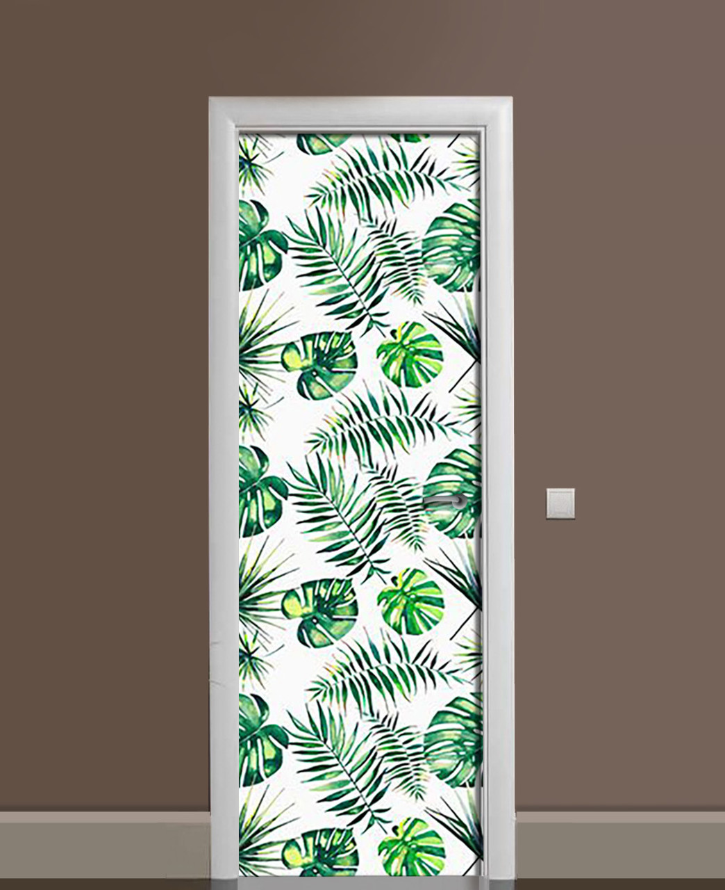 Наклейка 3D на двери Zatarga Сочные тропики 650х2000 мм (1323454745)