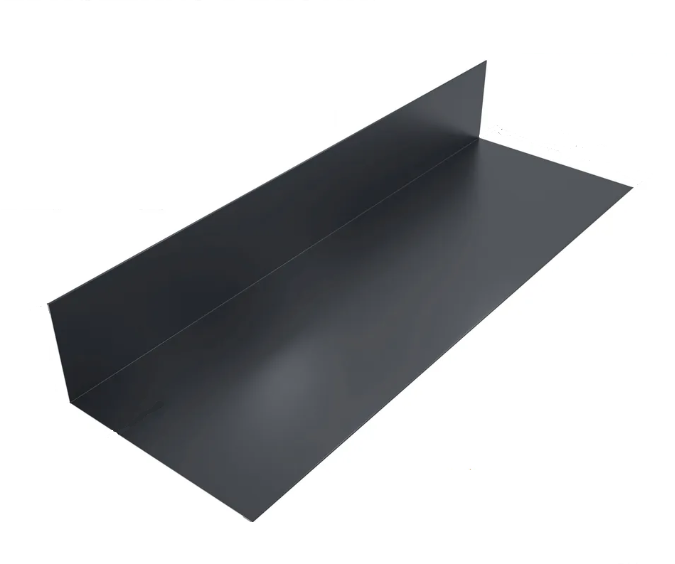 Планка зашивки для покрівлі SIMBUD нержавіюча сталь мат 2000х200 мм 0,45 мм RAL7024 (9647570)