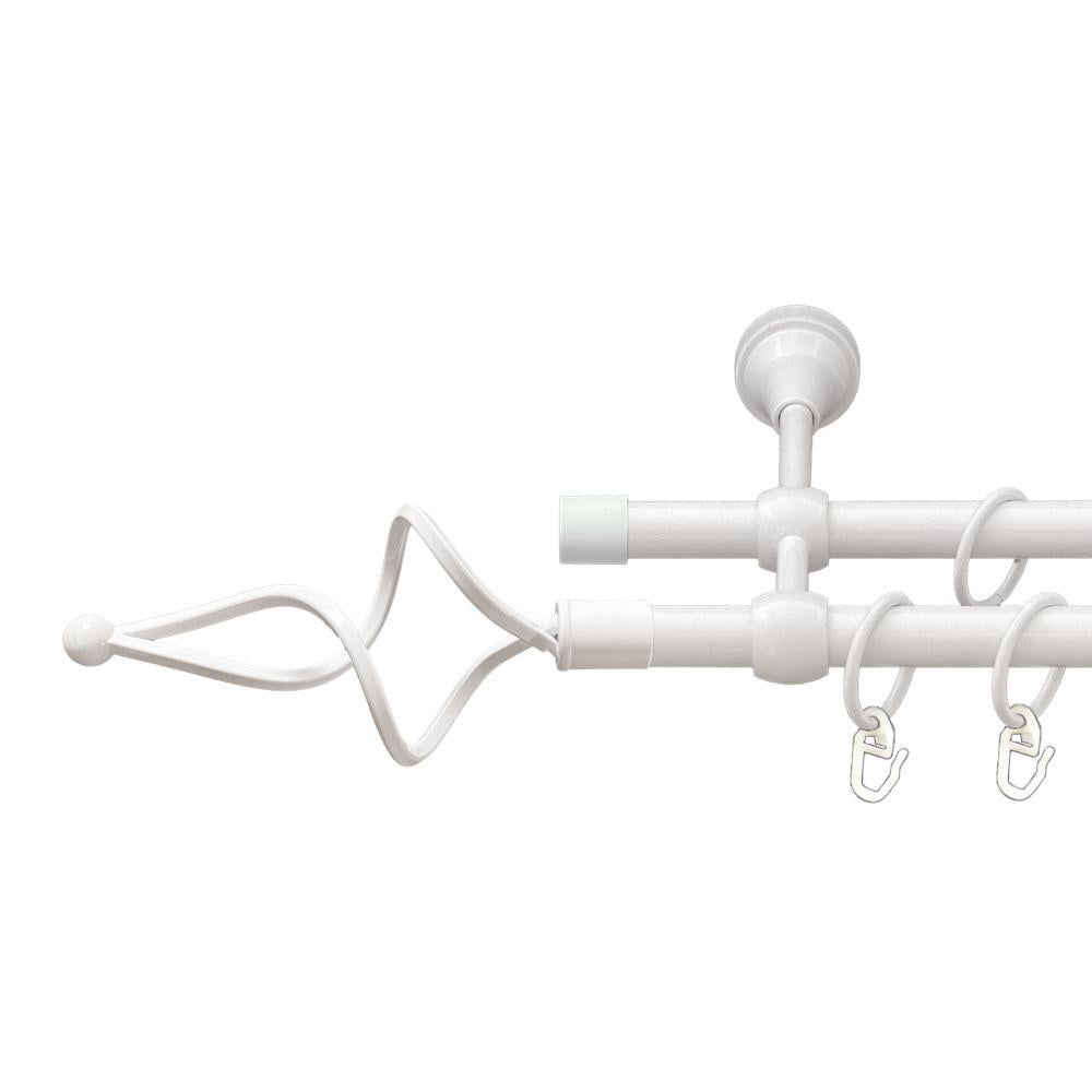 Карниз Orvit Ажур дворядний гладкий 16/16 мм Сірий (00-00019215)