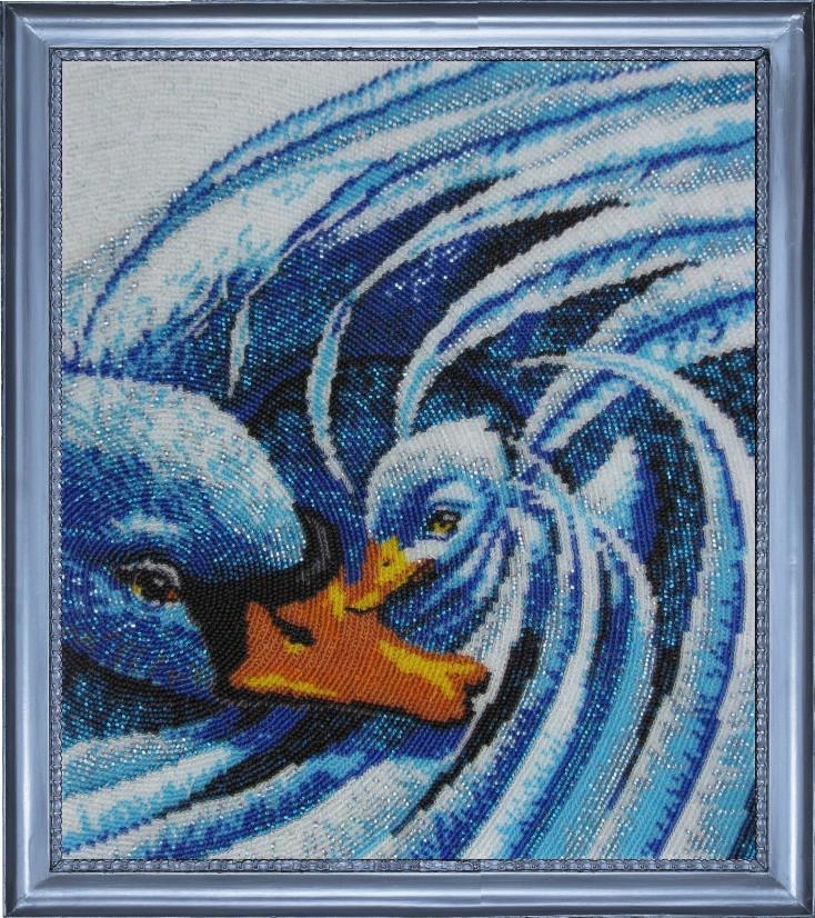 Схема для вишивки бісером BUTTERFLY СА 506 Лебедина ніжність 30х26 см (СА 506)