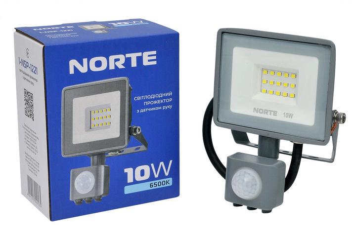 Прожектор NORTE Spotlight 1-NSP-1221 с датчиком движения 10W 6500К (27803021)