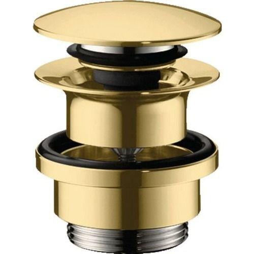 Клапан донный Hansgrohe Click-Clack 1 1/4" для умывальника Золотой глянцевый (50100990)
