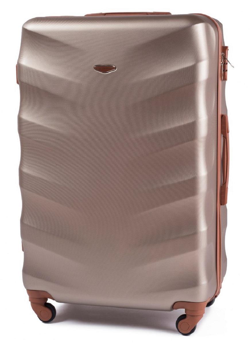 Чемодан пластиковый WINGS 402 средний Шампань (Wp00142) - фото 1