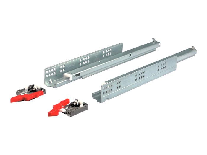 Направляющая Hafele Matrix UM 3D скрытого монтажа полного выдвижения c доводчиком 19 мм 300 мм Направляющая Hafele Matrix UM 3D скрытого монтажа полного выдвижения c доводчиком 19 мм 300 мм