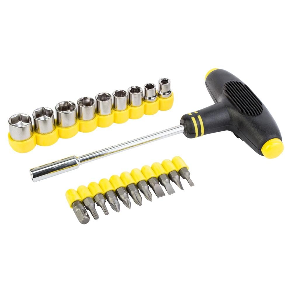 Отвертка Sigma с Т-образной ручкой и насадками 21 шт. CrV (4002161)