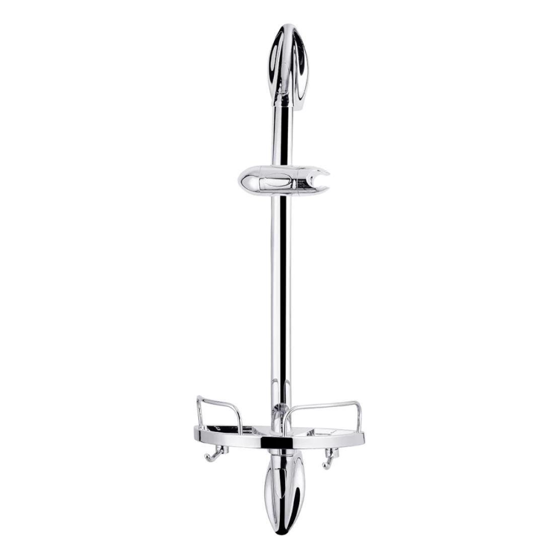 Штанга для душа Kroner KRM C750 с полкой Хром (CV022941) - фото 2 Штанга для душа Kroner KRM C750 с полкой Хром (CV022941) - фото 2