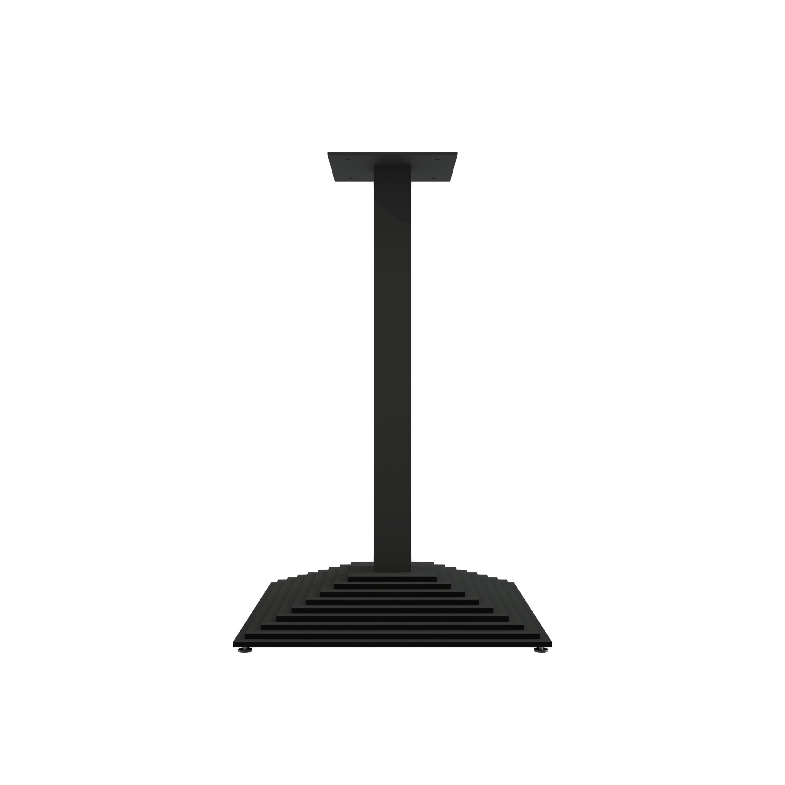 Ніжка для столу металева Lofty Серія 11 основа 450х450 мм Чорний