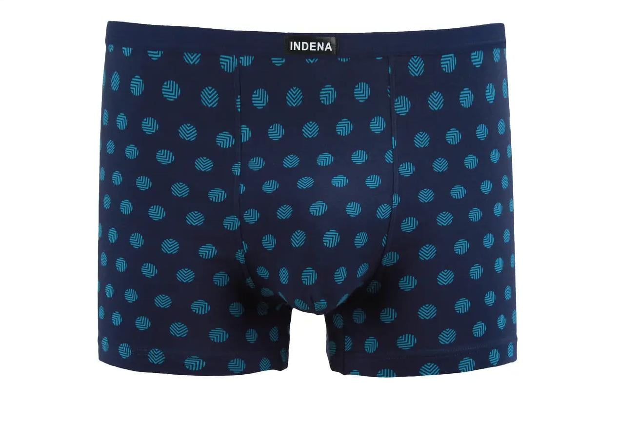 Мужские трусы INDENA Батал стрейчевые 5XL Темно-синий (205047)