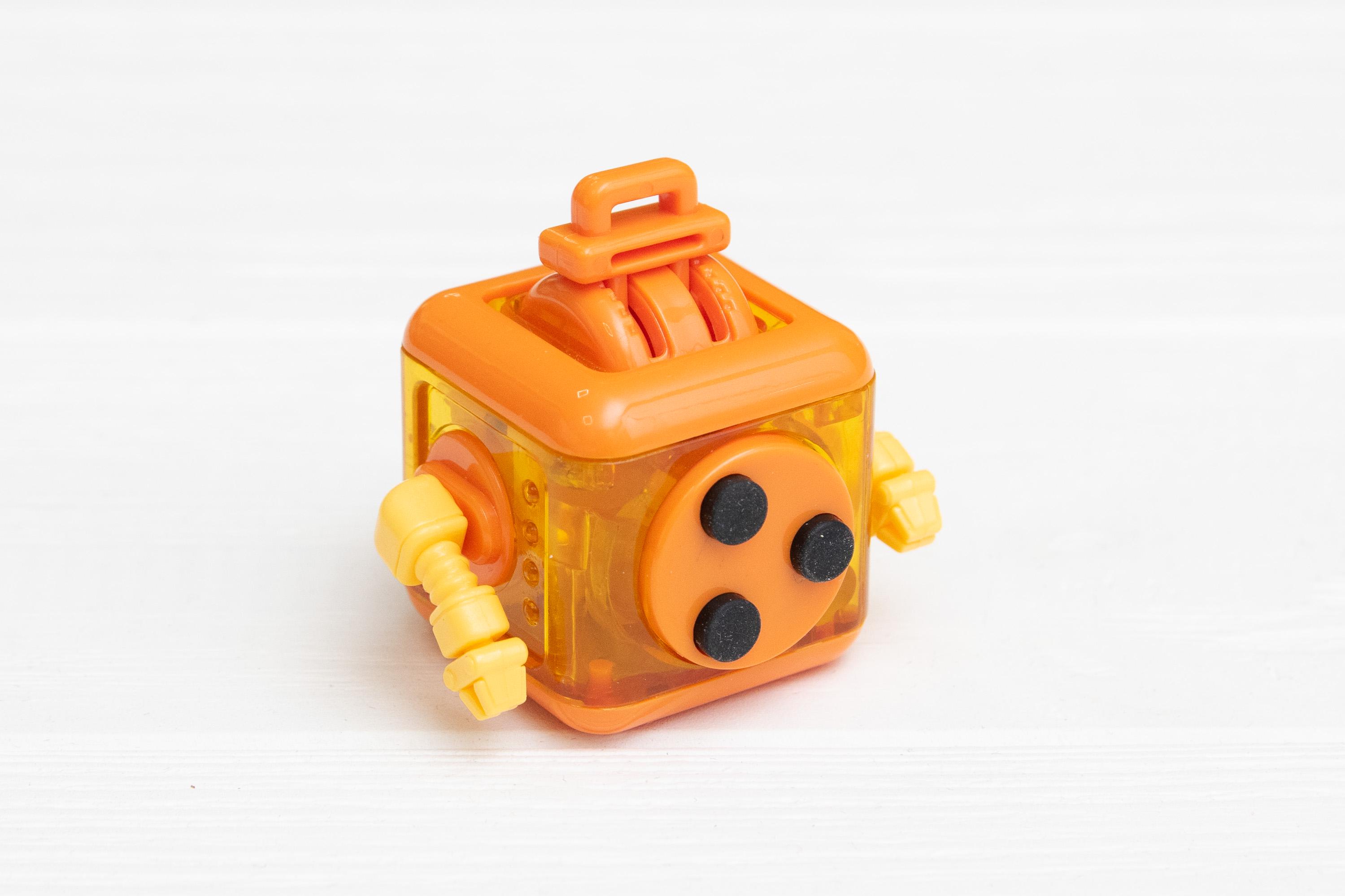 Антистресс кубик Robot Оранжевый (23281216) - фото 4 Антистресс кубик Robot Оранжевый (23281216) - фото 4