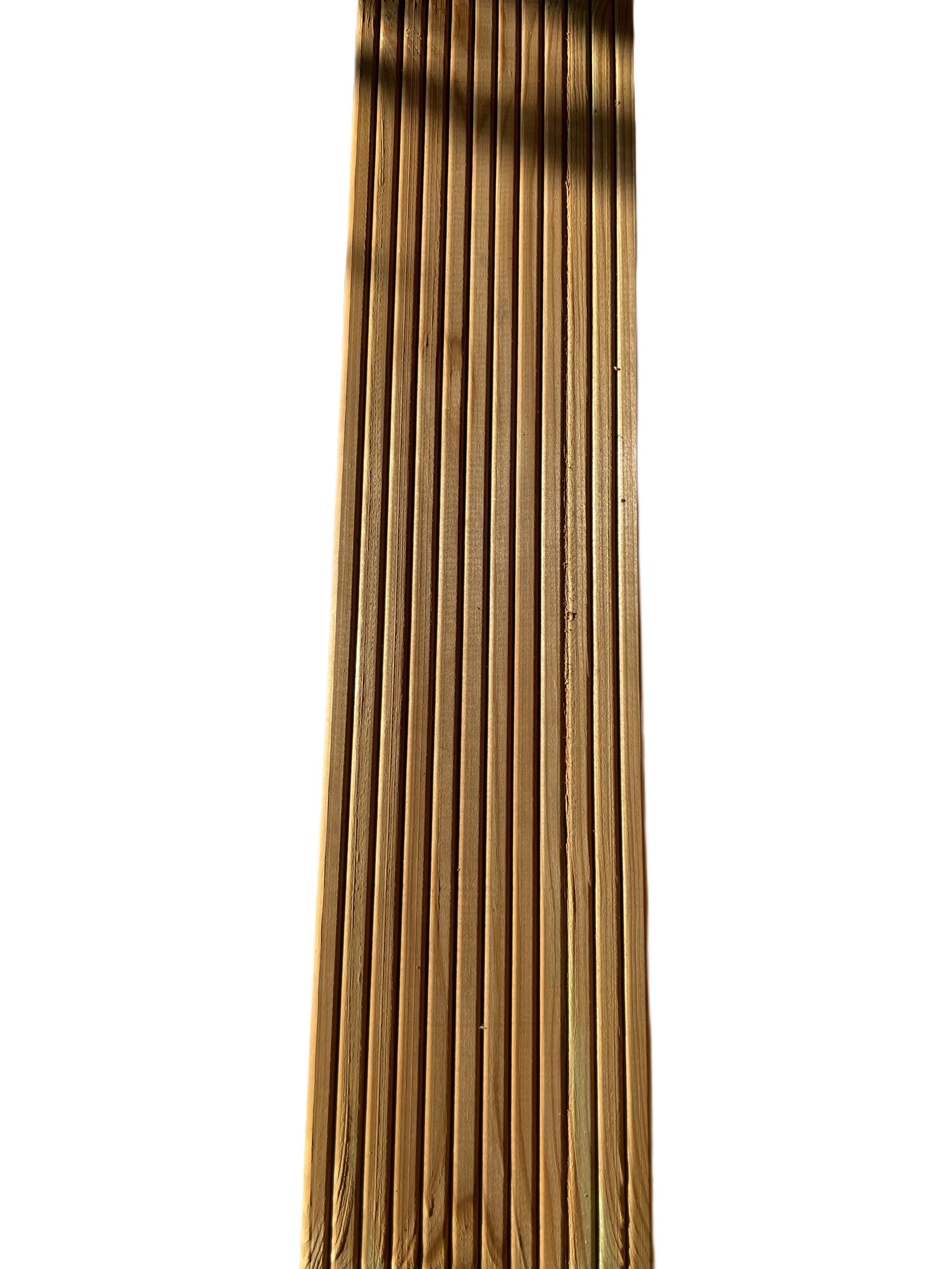 Дошка терасна імпрегнована з сосни 30х120х1500 мм