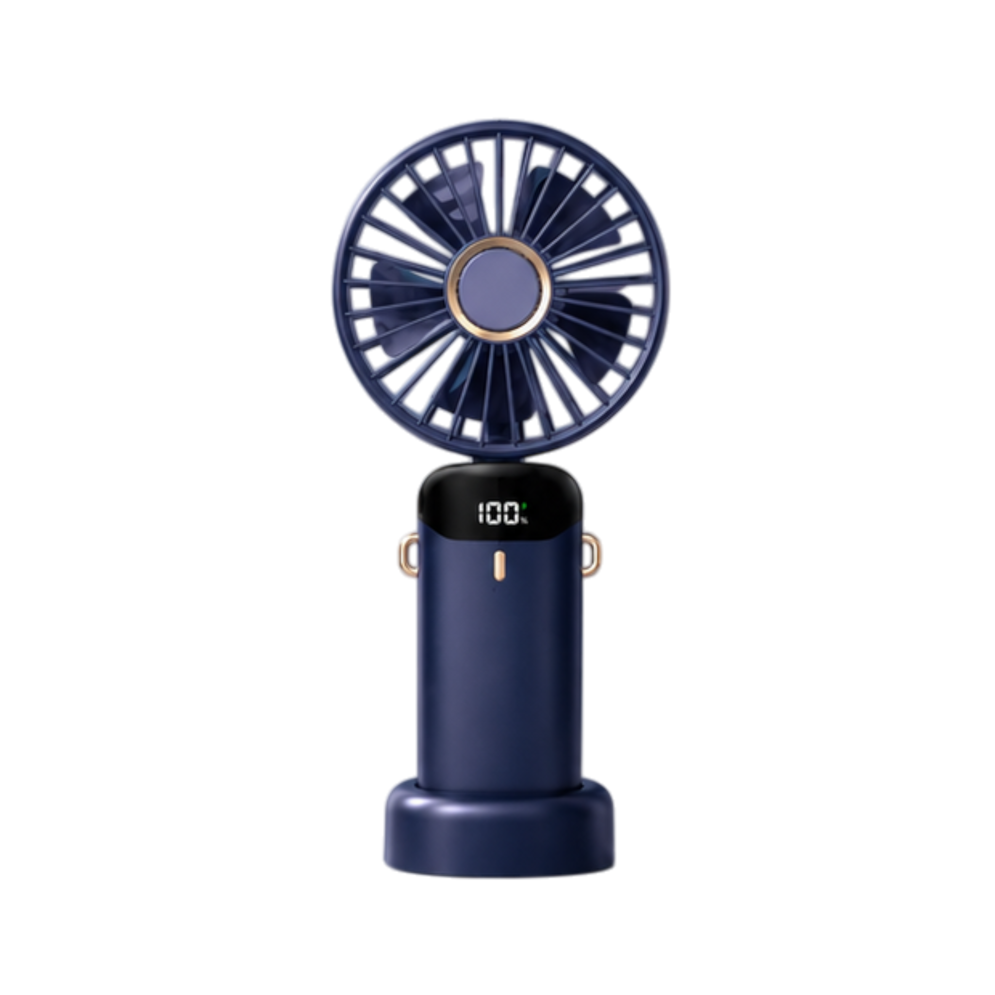 Вентилятор аккумуляторный с подставкой для телефона Mini Handheldfan NO230 3000 mAh Purple (11285)