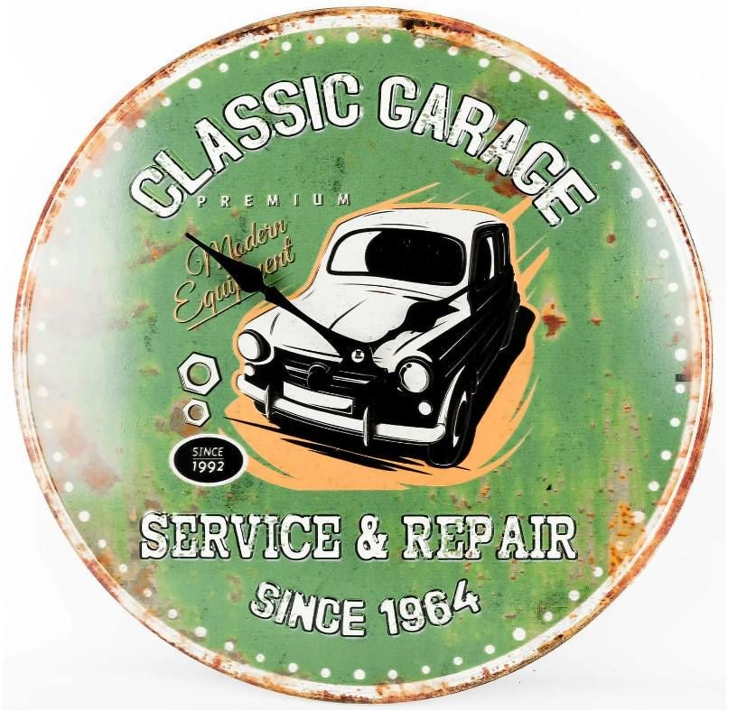 Годинник настінний Technoline 596579 Classic Garage (DAS301801)