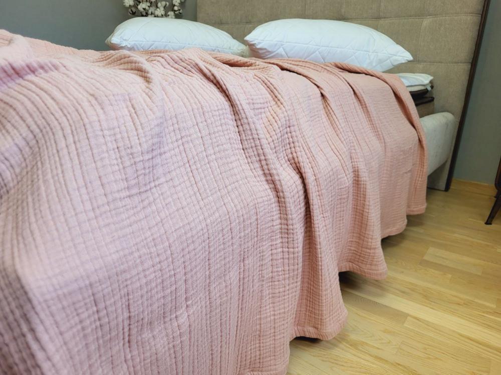 Покривало муслін 200x220 см Powder (11027) - фото 1 Покривало муслін 200x220 см Powder (11027) - фото 1