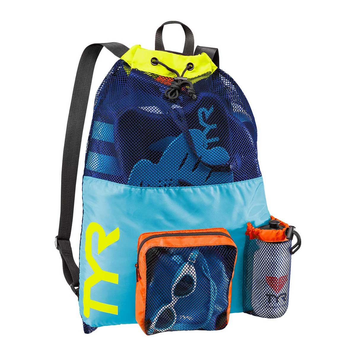 Рюкзак-мішок TYR Big Mesh Mummy 40 л Blue/Yellow