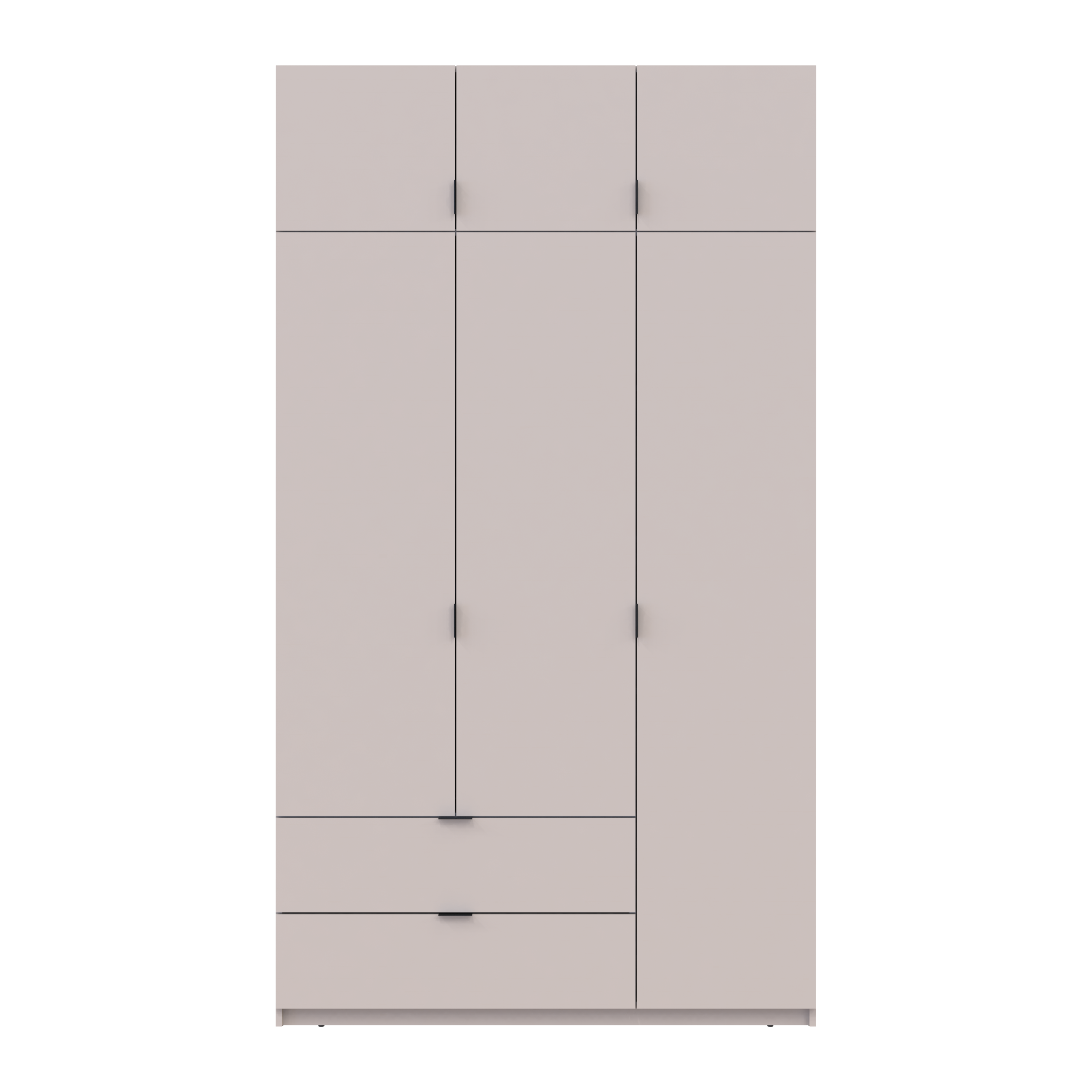 Шкаф для одежды Лукас 3 ДСП 135х50х240 см Кашемир (80737802)