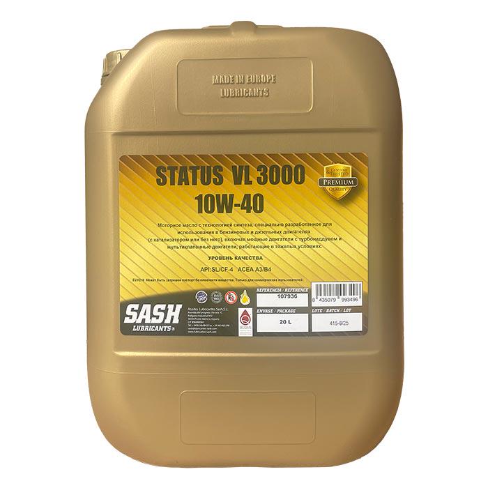 Моторна олива автомобільна SASH STATUS VL-3000 10W40 107936 20 л (166861)