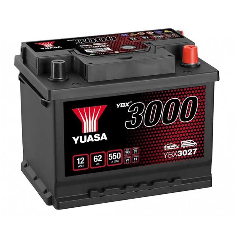 Аккумулятор Yuasa 62 Ah/12 V - + (YBX3027)