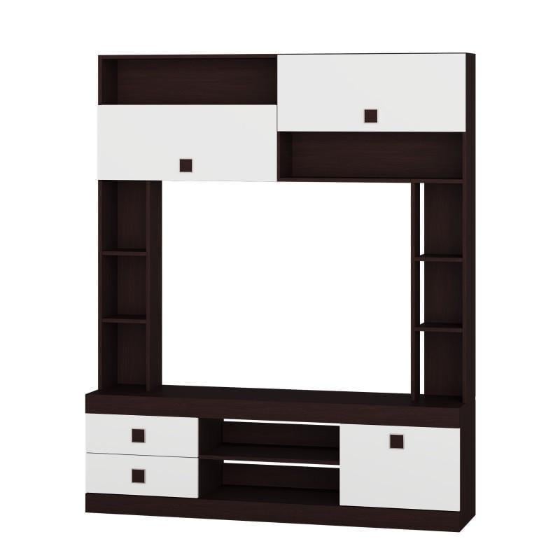 Вітальня Еверест Соната-1 модульна Венге/Білий (е-20540) - фото 4 Вітальня Еверест Соната-1 модульна Венге/Білий (е-20540) - фото 4