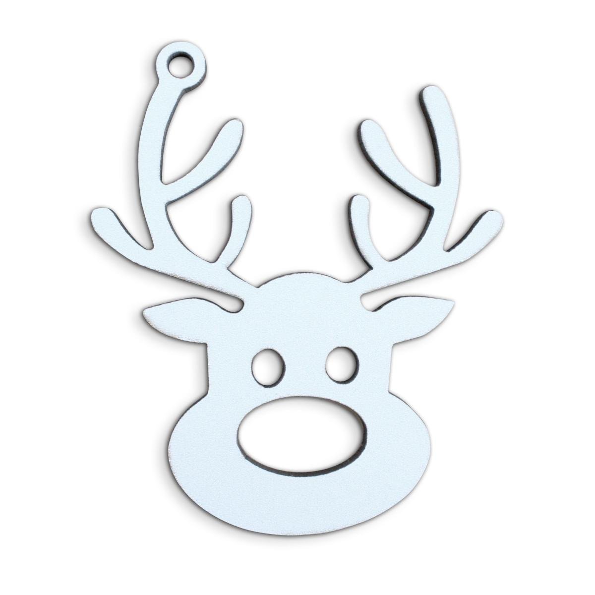 Елочная игрушка деревянная Mazhura Олень MZ-708535 11х10 см (4515036)