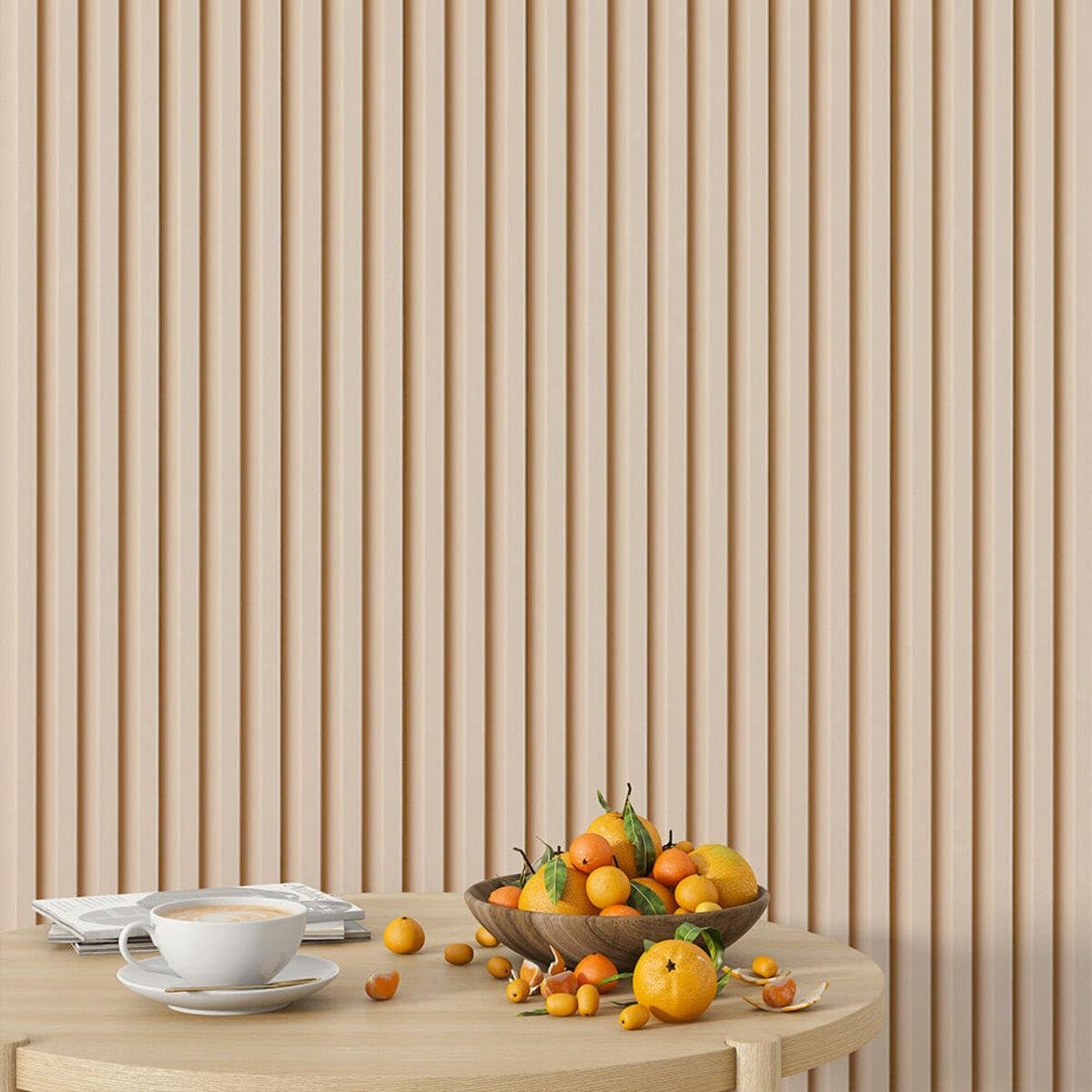 Рельс декоративный WPC стеновой 3000х160х23 мм Молочный (SW-00001858) - фото 7