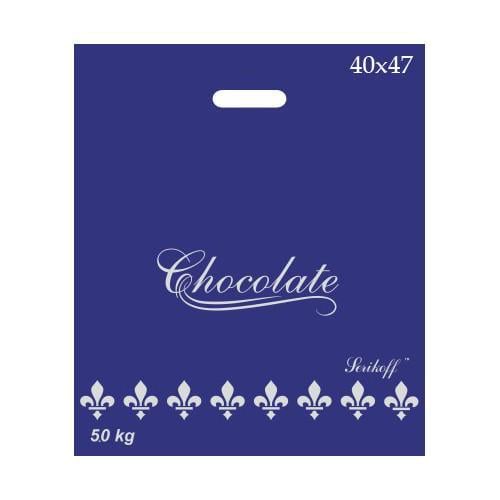 Пакет Serikoff Шоколад 40х47 см 100 шт. Синий (0127)