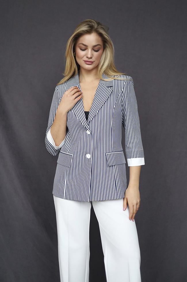 Костюм Lipar 4102 со съемным капюшоном р. 46 Бело-синий (16897049) - фото 4 Костюм Lipar 4102 со съемным капюшоном р. 46 Бело-синий (16897049) - фото 4