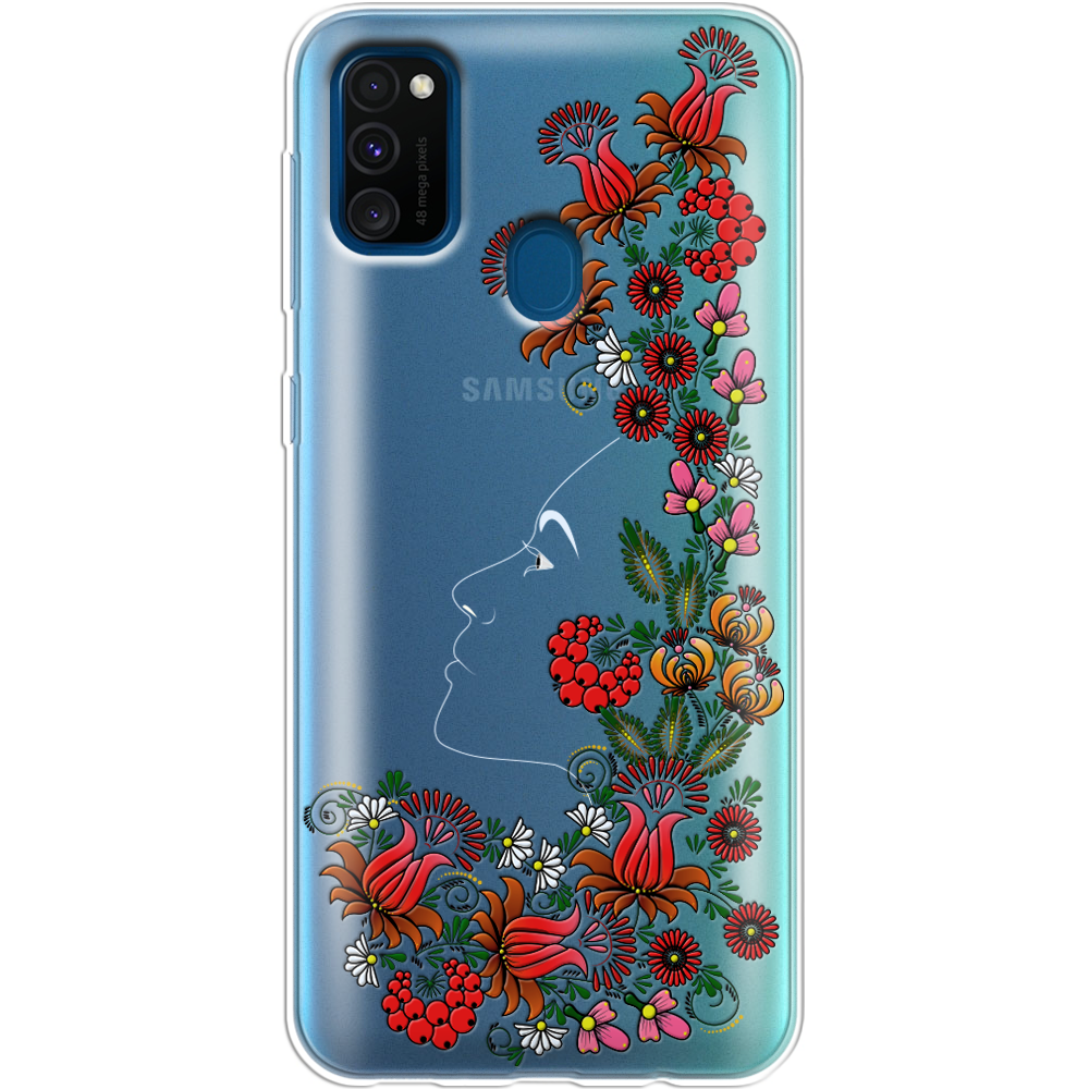 Чохол Boxface Samsung M307 Galaxy M30s 3D Ukrainian Muse Прозорий силікон (38209-bk64-38209)