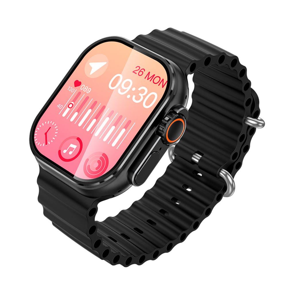 Смарт-часы Lemfo B33 с камерой GPS Wi-Fi SIM-карта два силиконовых ремешка Black (18752)