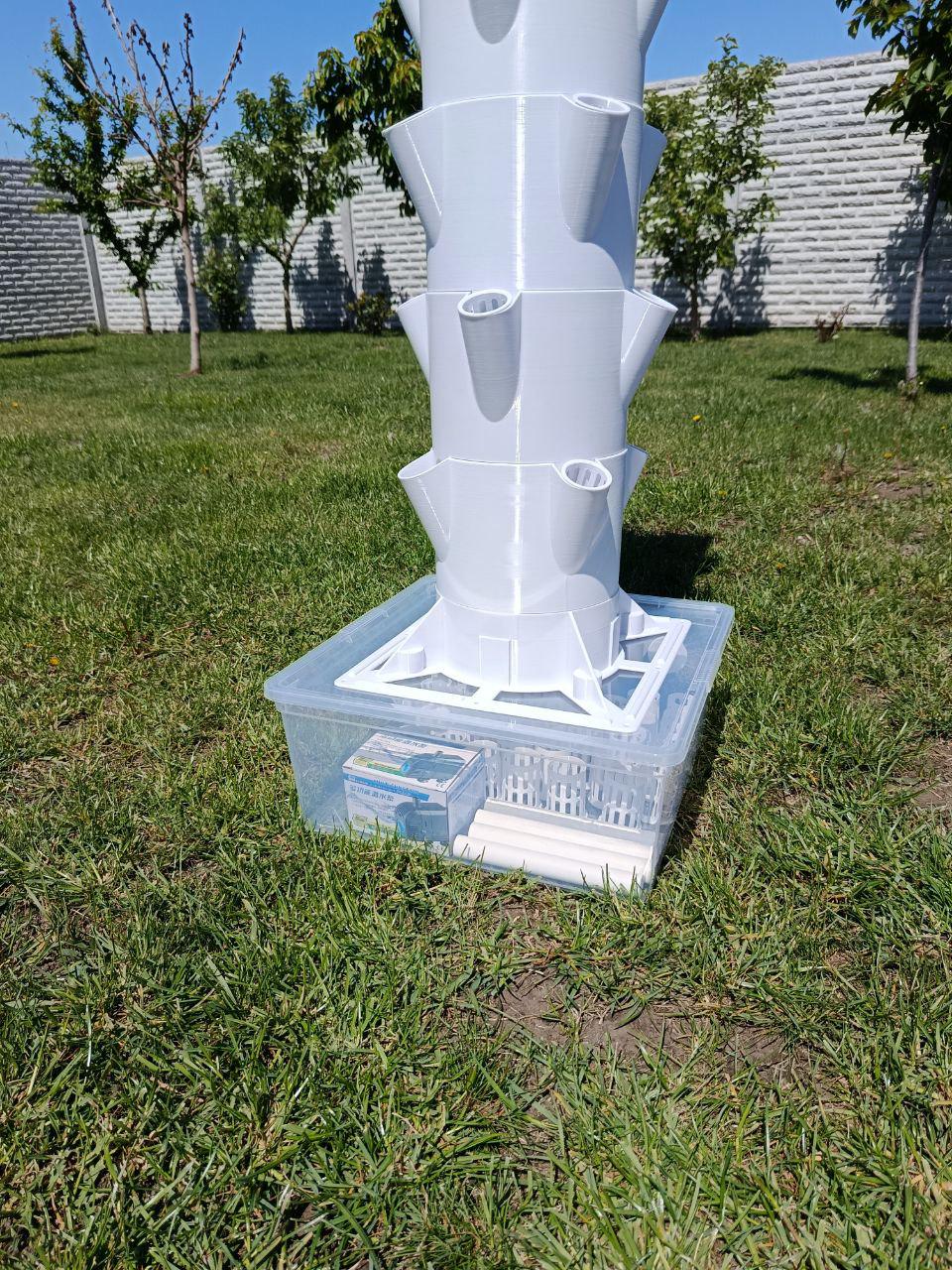 Гидропоника вертикальная ROMZEUS 8 ярусов 32 растений (26321526) - фото 2 Гидропоника вертикальная ROMZEUS 8 ярусов 32 растений (26321526) - фото 2