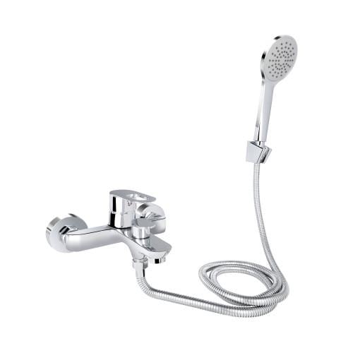 Смеситель для ванной Lidz Latwa 006 с душевой гарнитурой k35 Chrome (LDLAT006CRM45414) Смеситель для ванной Lidz Latwa 006 с душевой гарнитурой k35 Chrome (LDLAT006CRM45414)