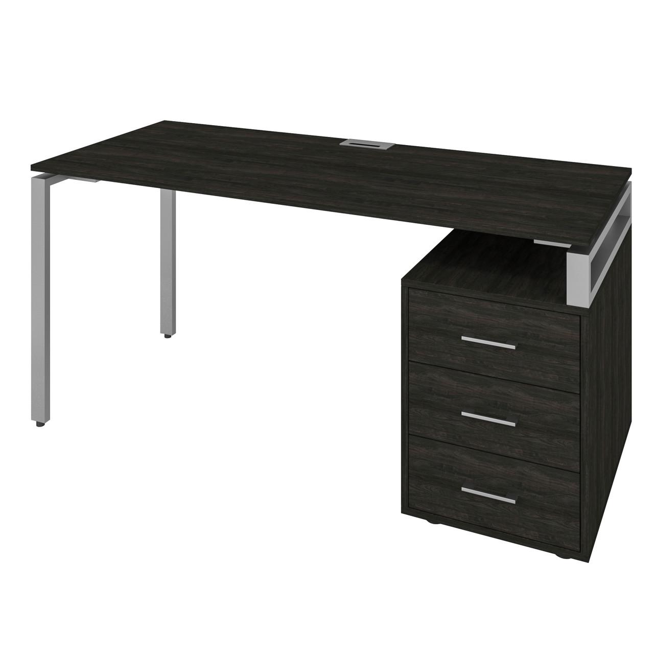 Письмовий стіл офісний Loft Details LM160 160x75x70 см Венге магія (70134)