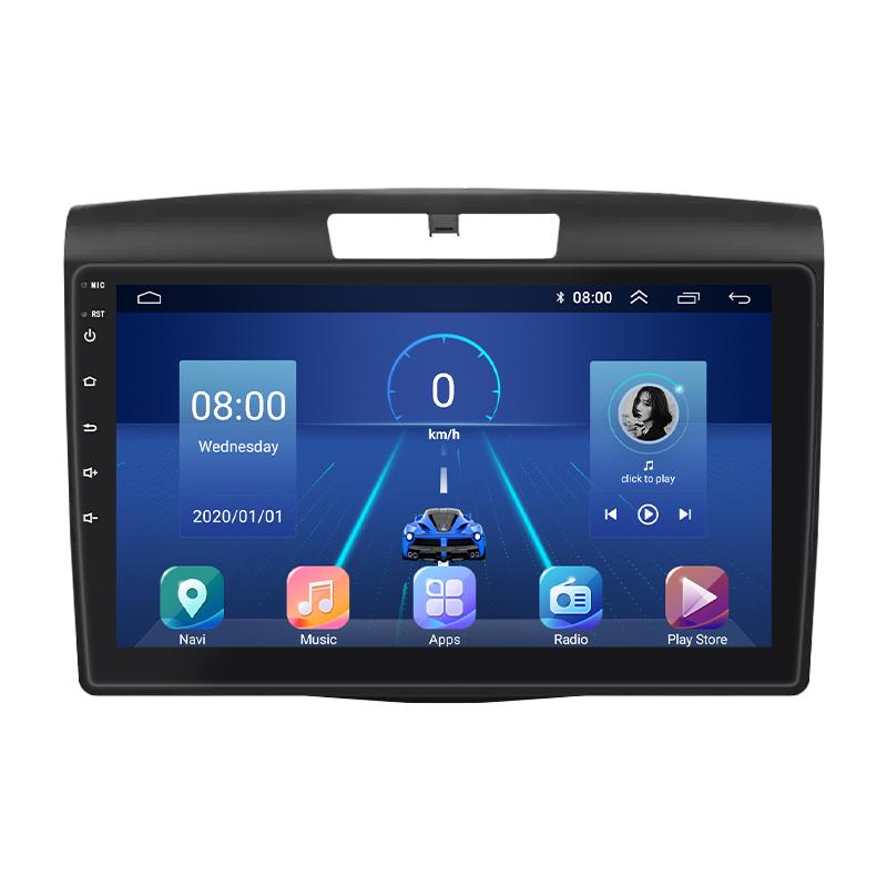 Штатная магнитола Lesko 9" Honda CR-V 2011-2015 2+32 4G Андроид 9 GPS Premium