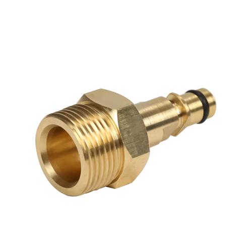 Переходник-адаптер для моек высокого давления Karcher M22 быстросъемный латунь (927145) - фото 2