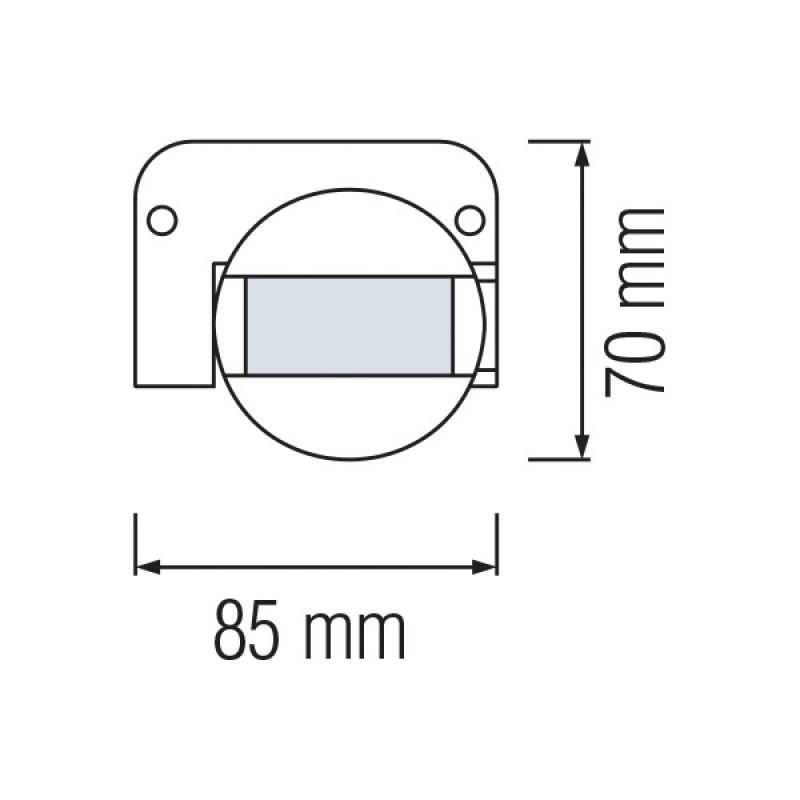 Датчик руху Horoz Electric LINEA білий - фото 3