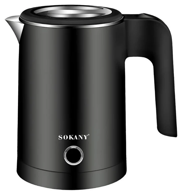 Электрочайник Sokany SK-SH-1077 600 Вт 0,5 л Чорный