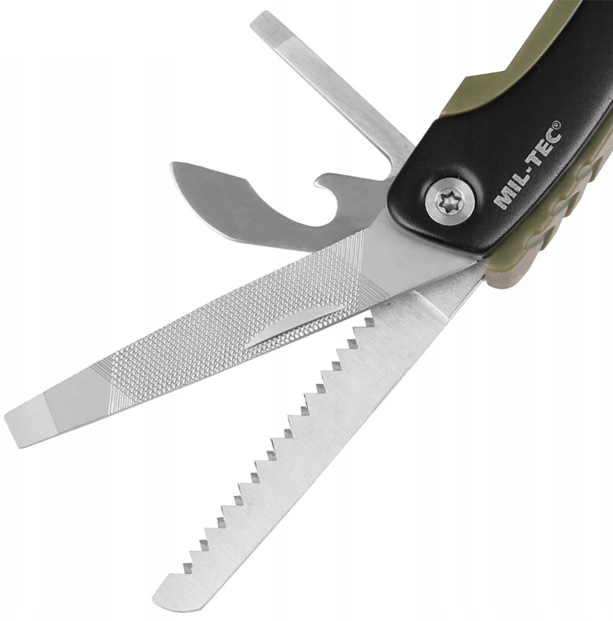 Мультитул компактний Mil-Tec Kombi Olive - фото 5 Мультитул компактний Mil-Tec Kombi Olive - фото 5