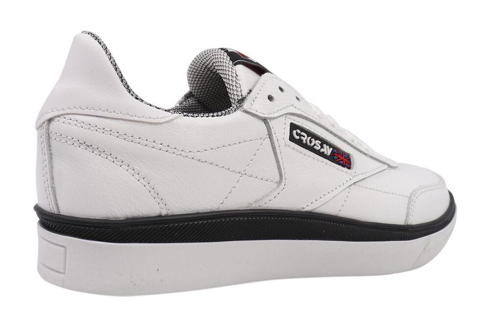 Кеди чоловічі Cros Sav зі шкіри на низькому ходу на шнурівці р. 37 Білий (26-21DTC) - фото 4 Кеди чоловічі Cros Sav зі шкіри на низькому ходу на шнурівці р. 37 Білий (26-21DTC) - фото 4