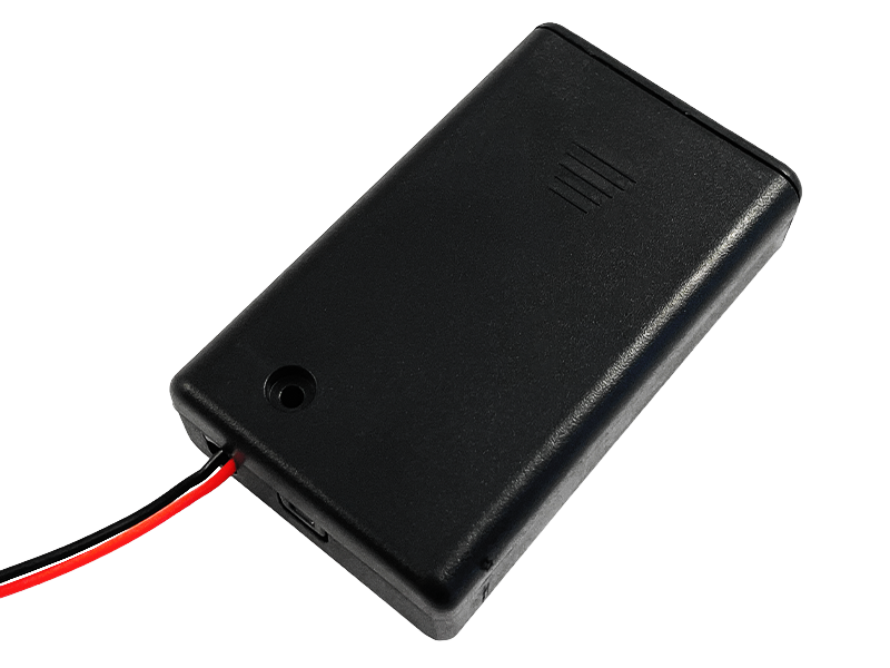 Отсек батарейный TCOM 3 x ААA с крышкой и переключателем ON-OFF с проводами (1-0981) - фото 4