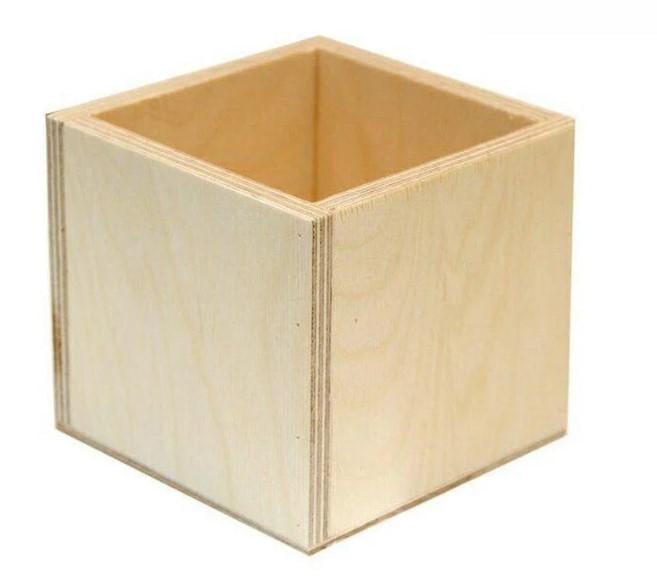 Заготовка для декупажа ROSA TALENT Стакан деревянный 11х11х10 см