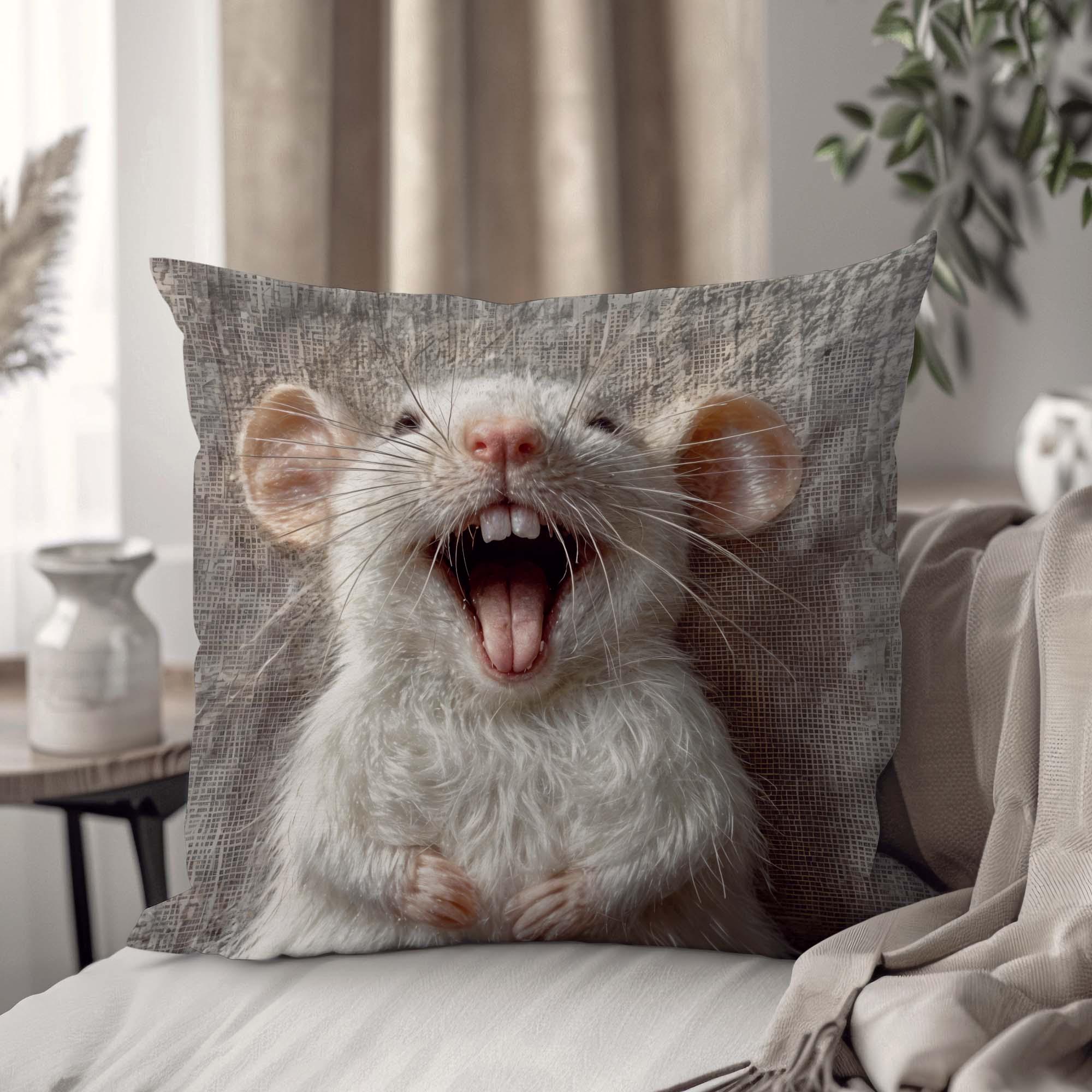 Подушка интерьерная "Мышка Грызунишка" 45х45 см (1311345UA)