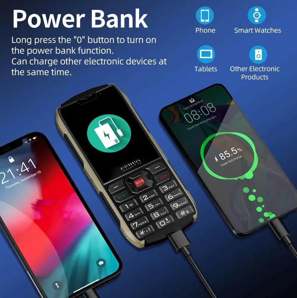 Мобильный телефон Servo H8 на 4 Sim карты - фото 6 Мобильный телефон Servo H8 на 4 Sim карты - фото 6