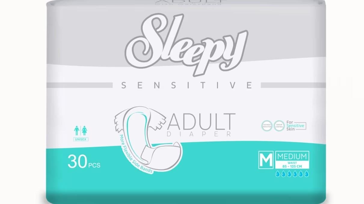 Подгузники Sleepy Sensitive M 85-125 см 30 шт. (000005945)