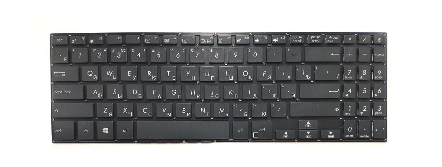 Клавиатура для ноутбука Asus X507 X507LA матовая (0KNB0-5100RU00)