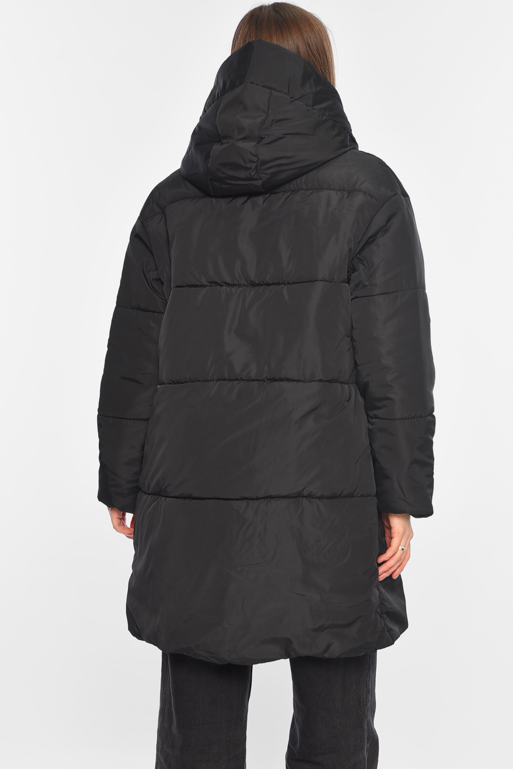 Куртка жіноча демісезонна L Чорний (196415) - фото 3