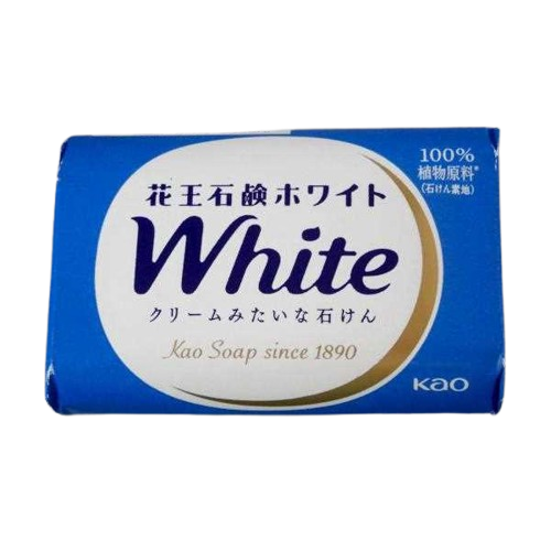 Туалетное мыло увлажняющее Kao White со скваланом с ароматом белых цветов 85 г (430359)