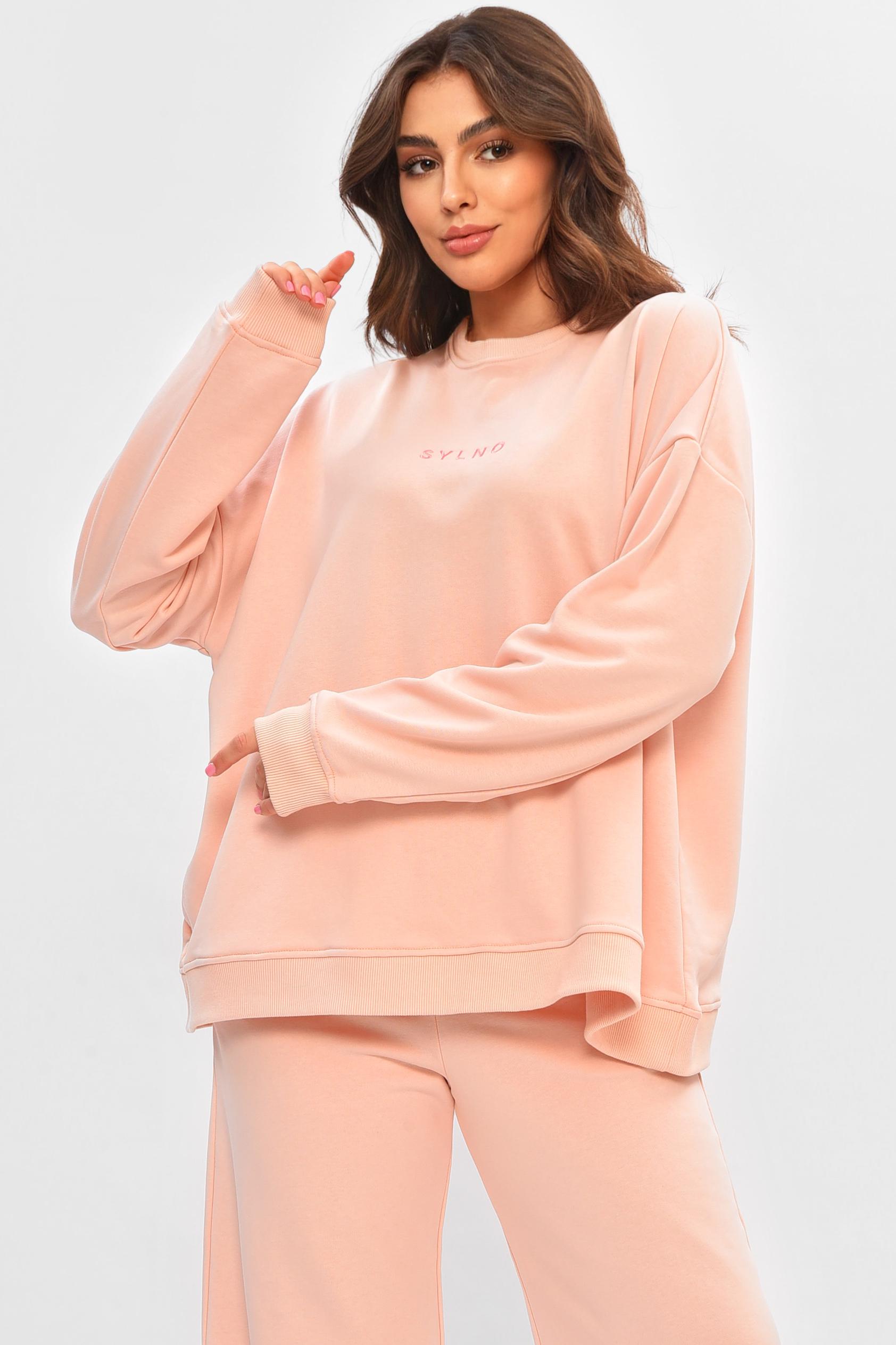 Світшот жіночий 206884 L-XL Рожевий