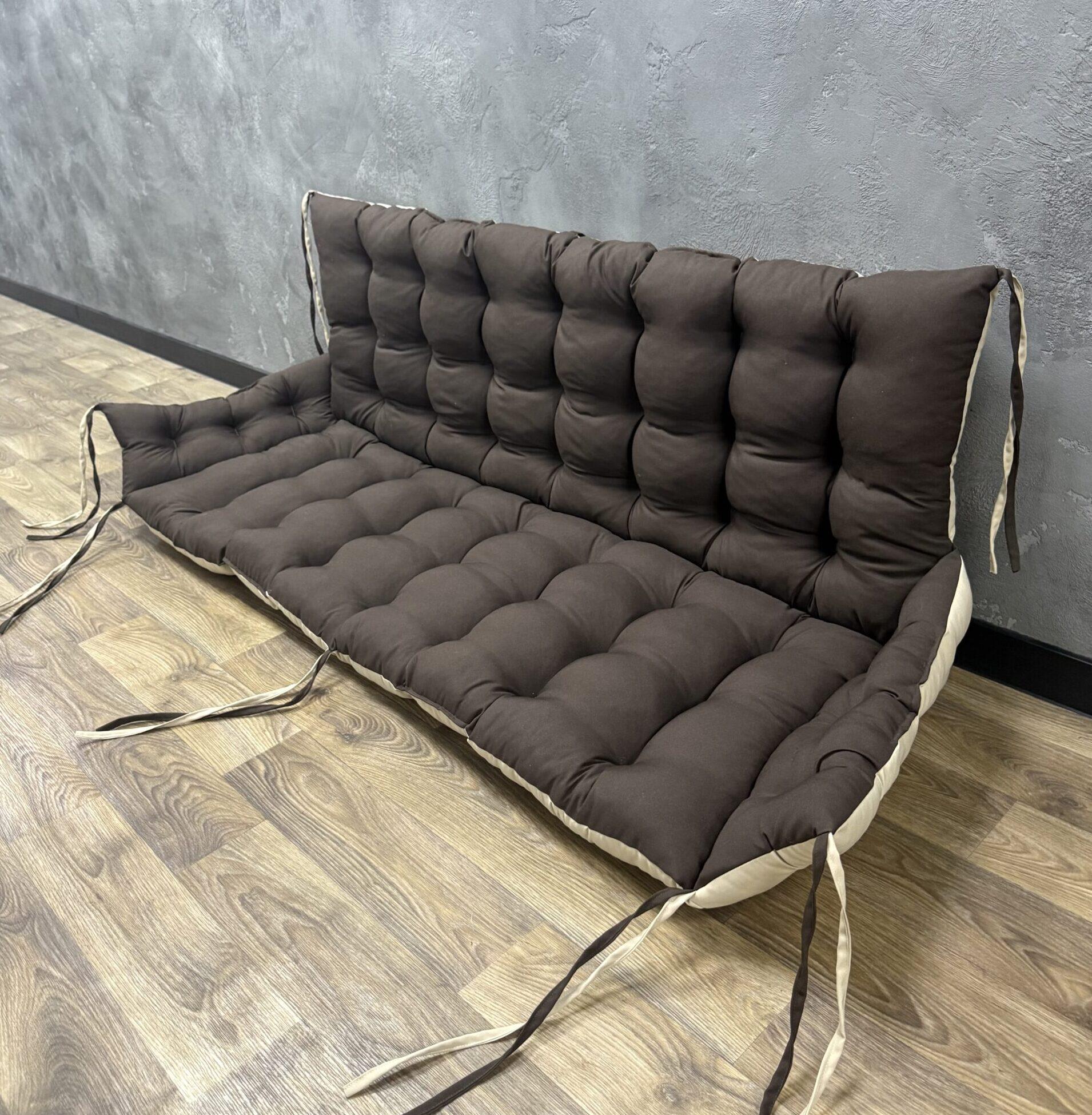 Подушка Сomfort Home с бортами на поддоны/качели/каркасы/садовая мебель габардин 150х50х50х20 см - фото 1 Подушка Сomfort Home с бортами на поддоны/качели/каркасы/садовая мебель габардин 150х50х50х20 см - фото 1