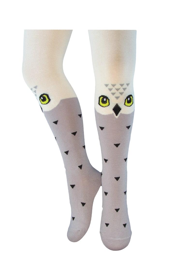 Колготки детские демисезонные Легка Хода 8210 98-104см Серебро-молоко